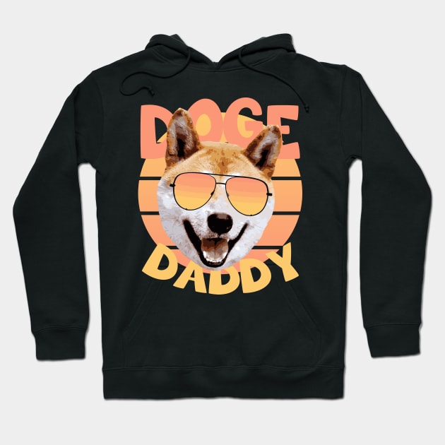 Doge Daddy - Shibu Inu (Doge) Sunglasses Hoodie by GorsskyVlogs